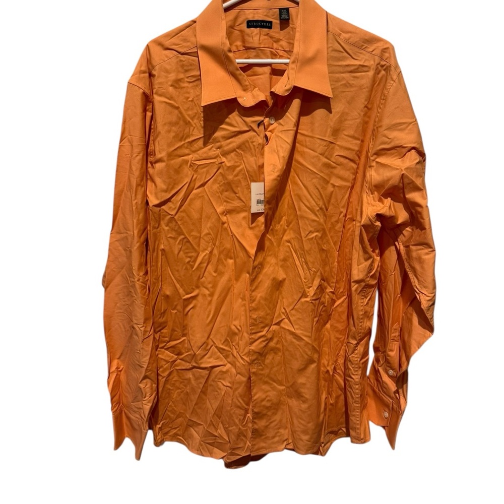 Structure Vibrant Orange Shirt